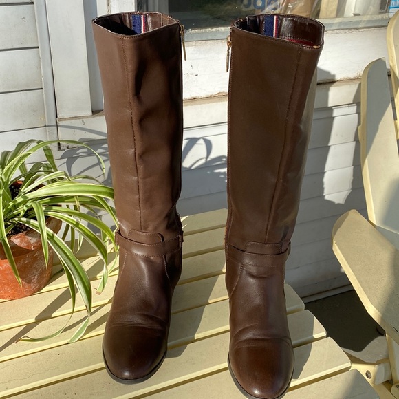 Tommy Hilfiger Shoes - Tommy Hilfiger brown knee high boots size 9 M